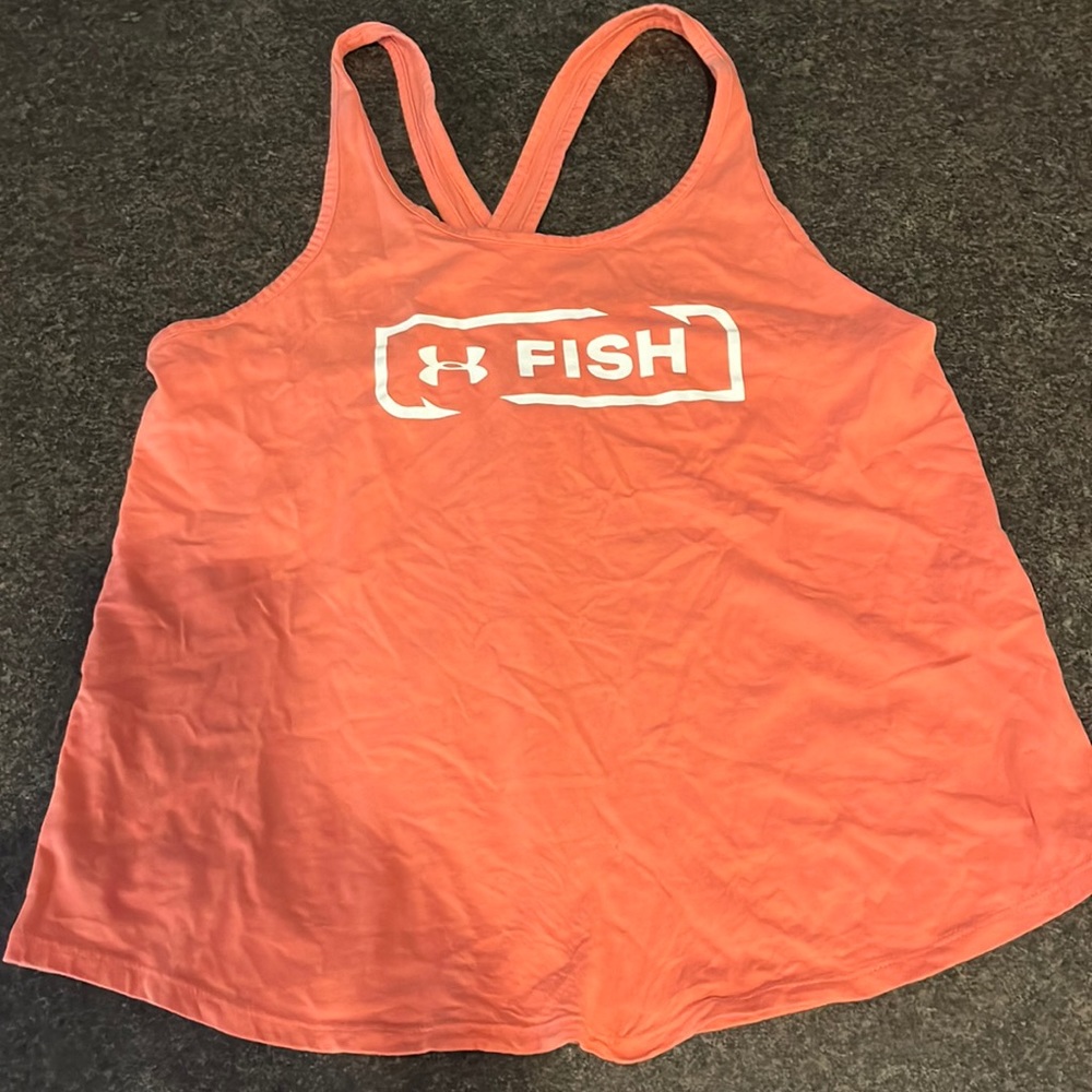 Under Armour heat gear fish tank top